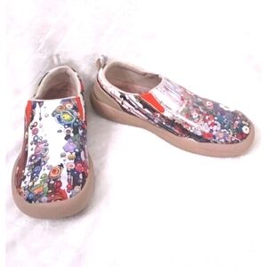 Painted Travel Loafers Fashion‎ Slip On Sneaker Casual Comfortable Walking Nurse